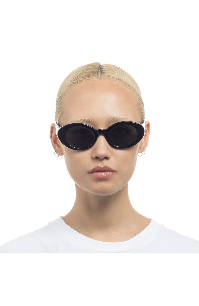 Le Specs Nouveau Vie 50mm Oval Sunglasses, Alternate, color, 