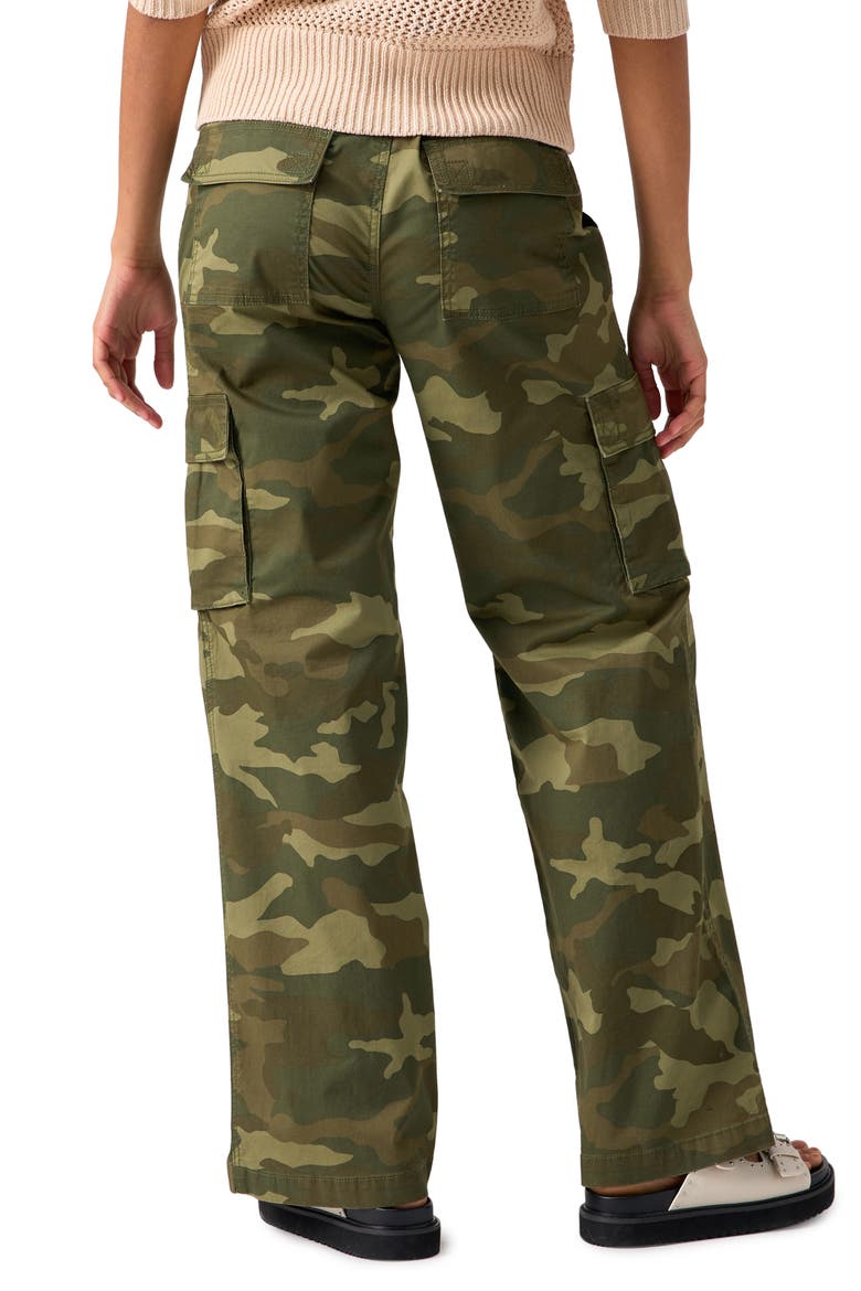 Reissue Camo Print Stretch Cotton Cargo Pants, Alternate, color, RENEW CAMO