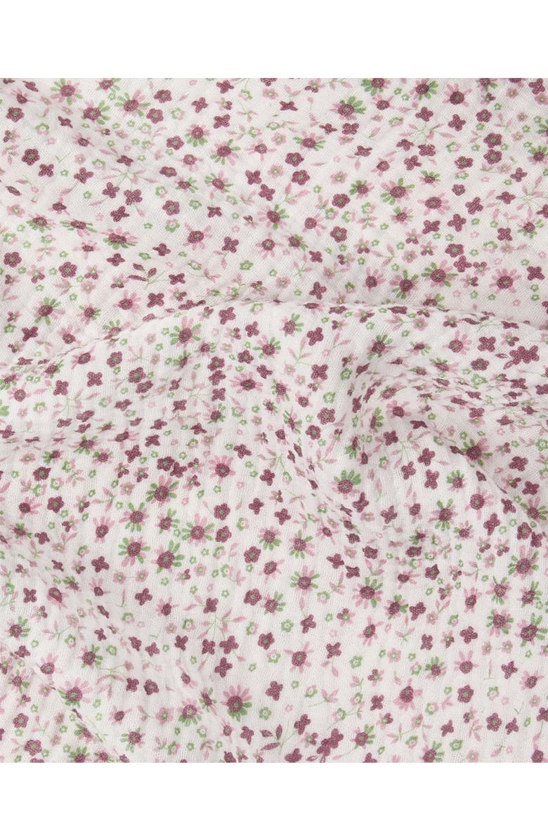 MiniMoi Luna Cotton Swaddle Blanket, Alternate, color, Winter White