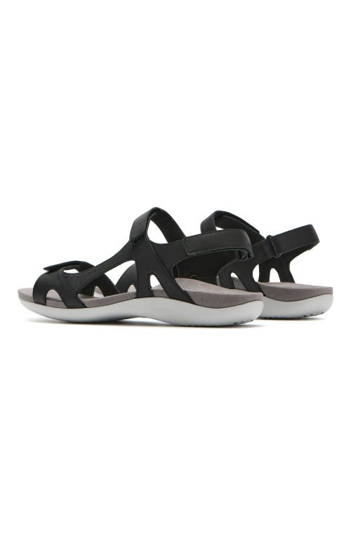 Abeo Oasis Sport Sandal In Black - Regular