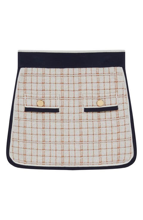 Kids' Mimi Jr. Cotton Blend Bouclé Skirt (Little Kid & Big Kid)