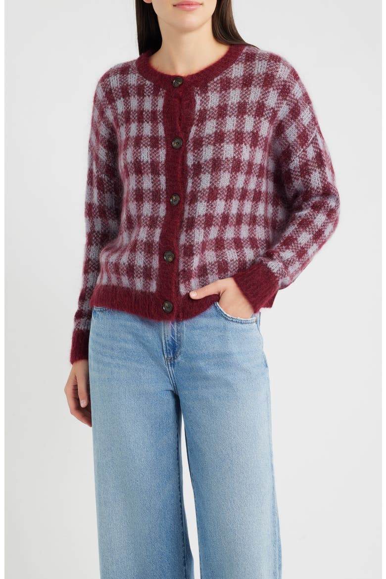 Aomori Cardigan, Main, color, BORDEAUX