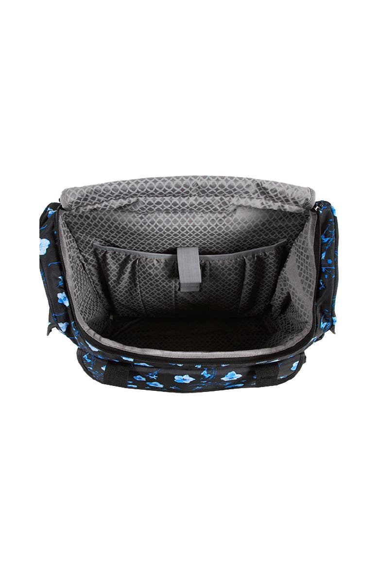 Donna Rolling Carry-on Tote with Laptop Sleeve for Travel and Work, Alternate, color, NIGHT BLOOMING