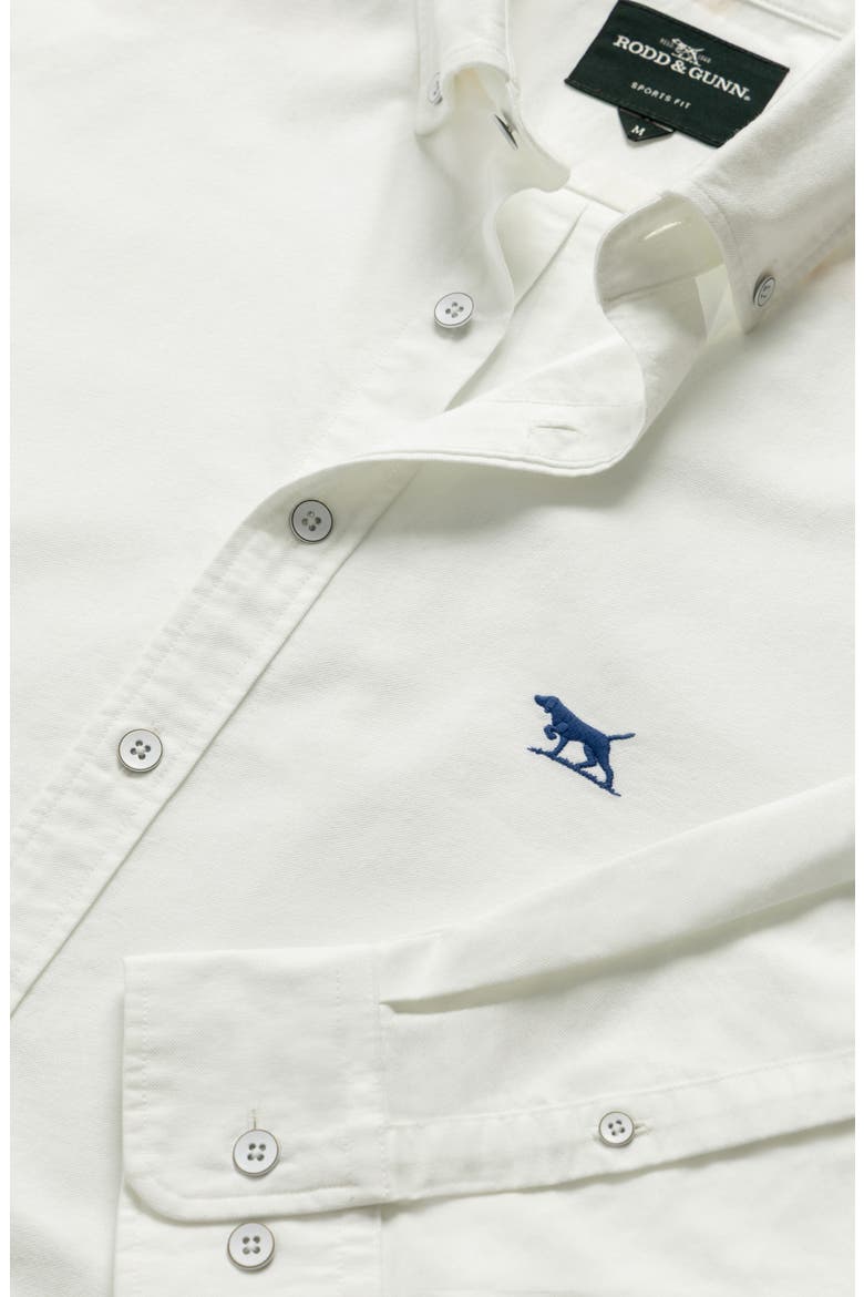 Oxford Sports Fit Shirt, Alternate, color, BLANC