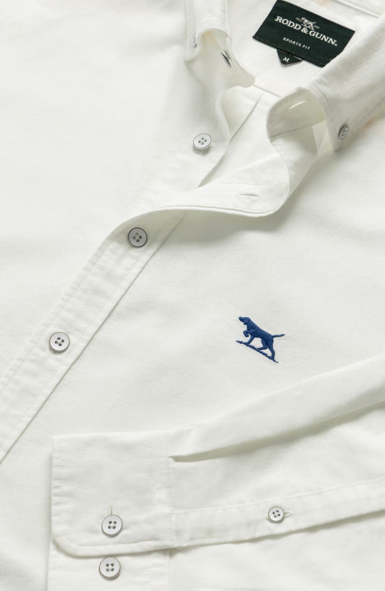 Rodd & Gunn North Island Solid Button-Down Shirt, Alternate, color, Blanc