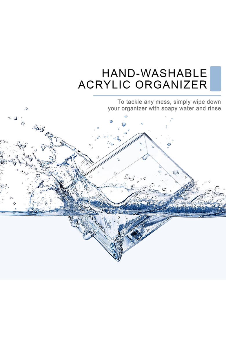 SORBUS 7-Drawer Makeup and Jewelry Storage Case, Alternate, color, Brown