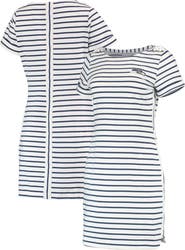 Tommy Bahama Women's Tommy Bahama White/College Navy Seattle Seahawks Tri-Blend Jovanna Striped Dress