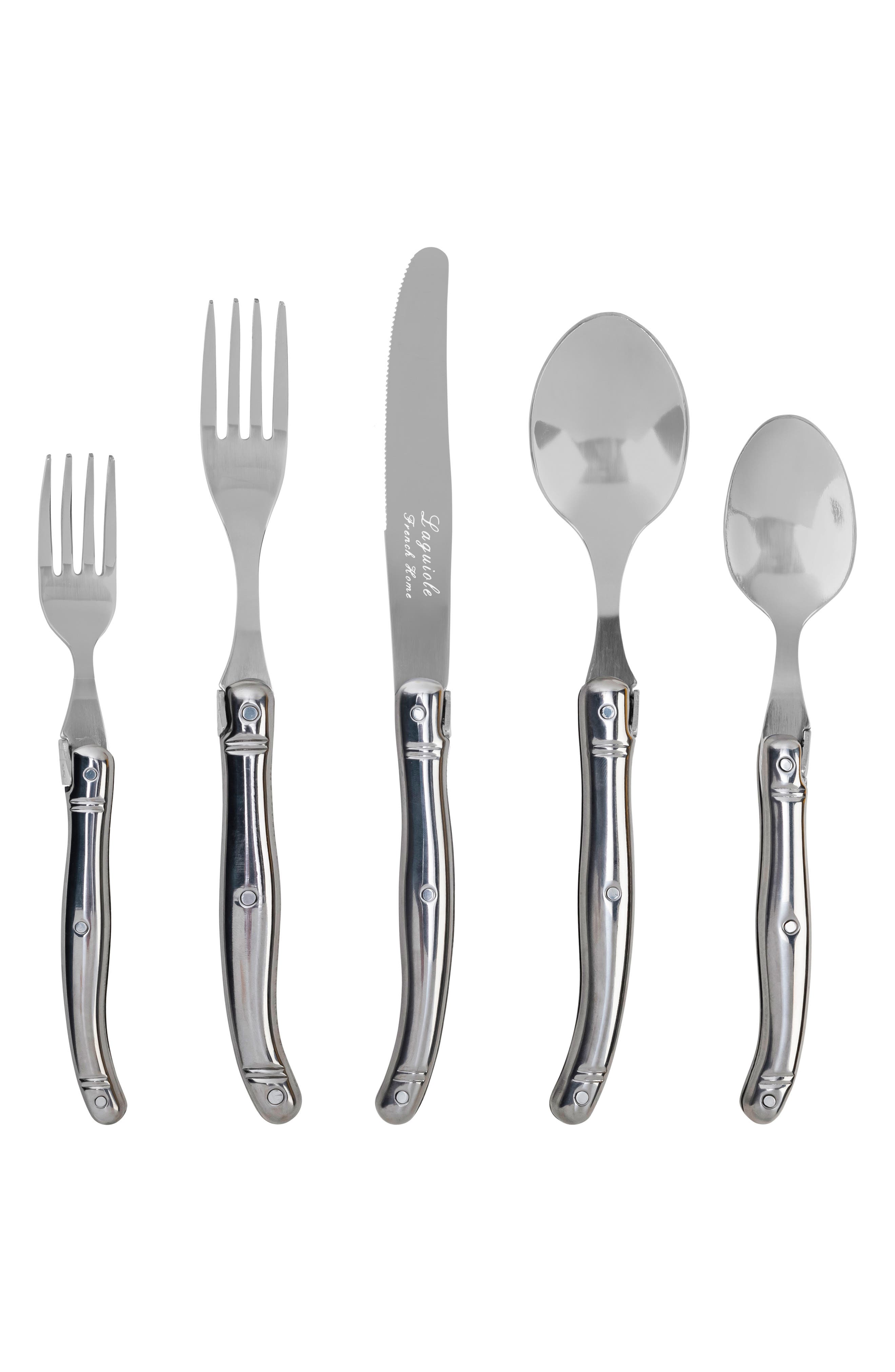 FRENCH HOME 20-Piece Laguiole Connoisseur Flatware Set