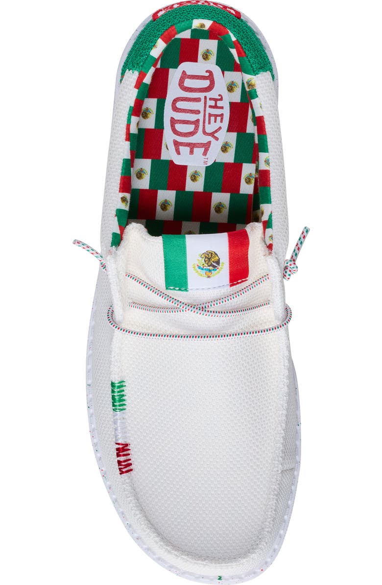 Hey Dude Wally Lace-Up Shoe, Alternate, color, White