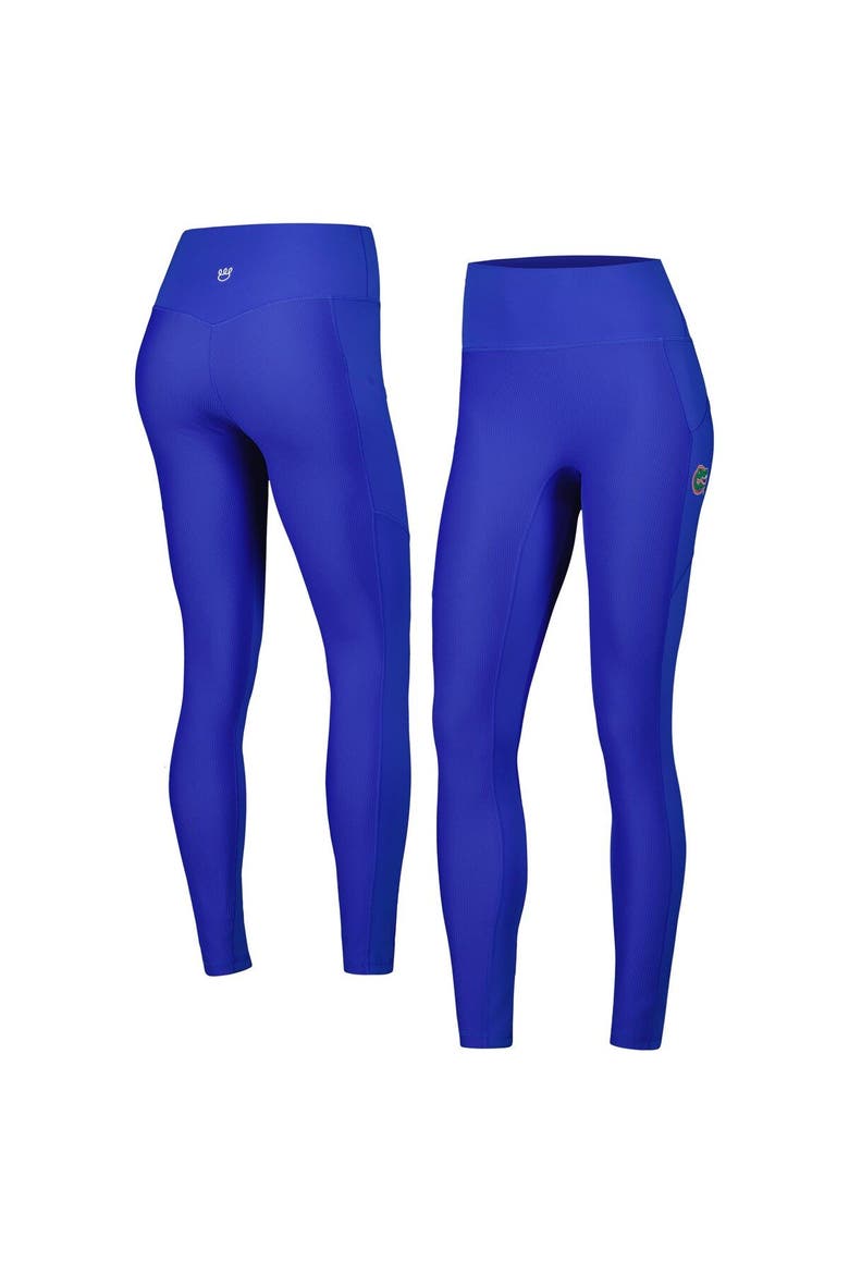 Women's  Royal Florida Gators 7/8 Mixed Media Pocket iLeggings, Main, color, Royal