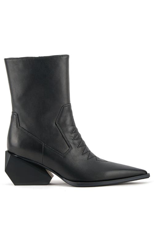 United Nude Ricky West Mid Boot In Black