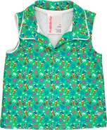 RuffleButts UPF50+ Sleeveless Polo Active Top