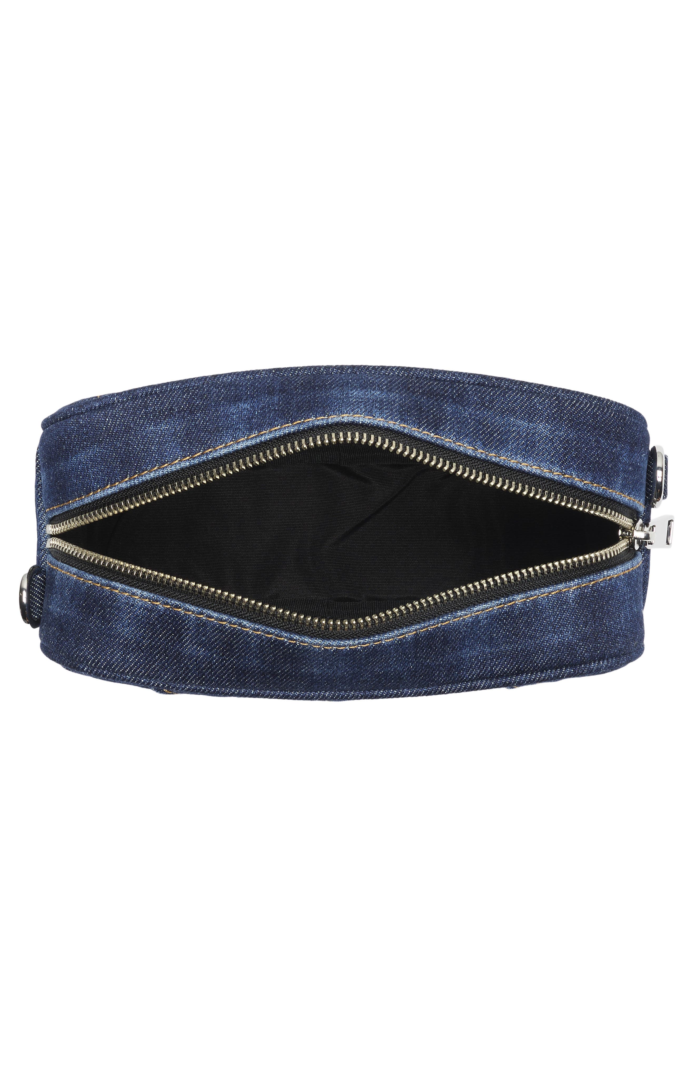 Marc Jacobs Pieced Denim Bold Flash Camera Bag, Alternate, color, Denim