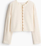 H&M Scalloped-edge Jacket
