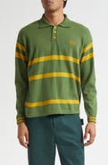 Bode Regis Virgin Wool Polo Sweater