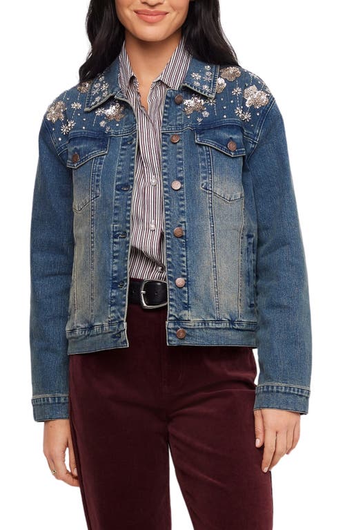 Veronica Beard Karen Kane Embellished Denim Jacket at Nordstrom, Size X-Large