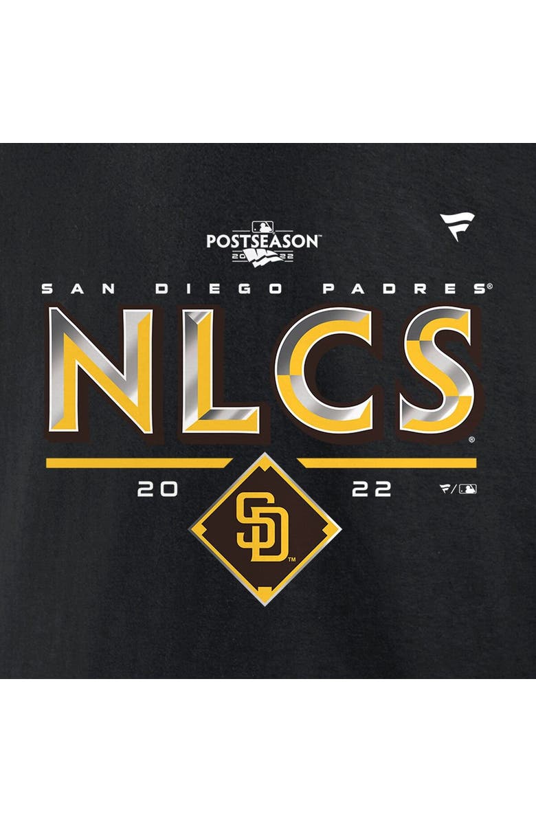 FANATICS Men's Fanatics Branded Black San Diego Padres 2022 Division Series Winner Locker Room T-Shirt, Alternate, color, 
