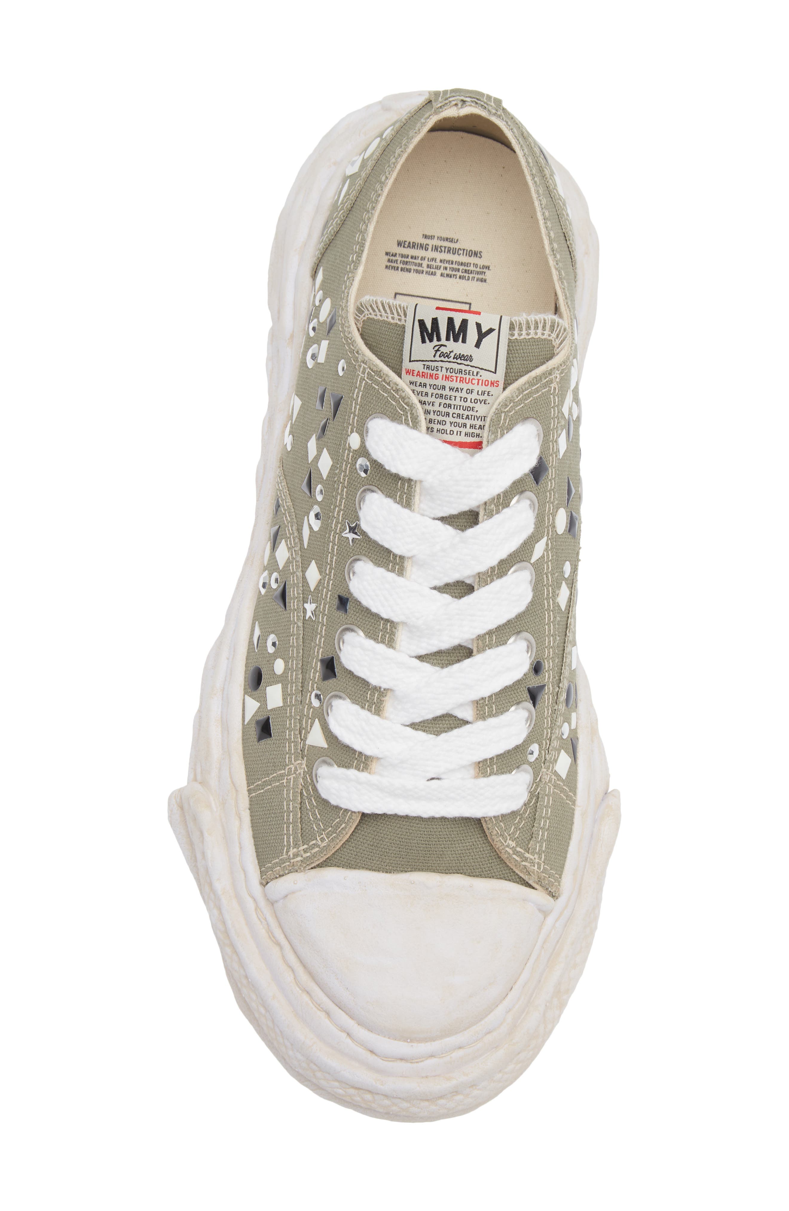 Maison MIHARA YASUHIRO Peterson Stud Sneaker, Alternate, color, Green