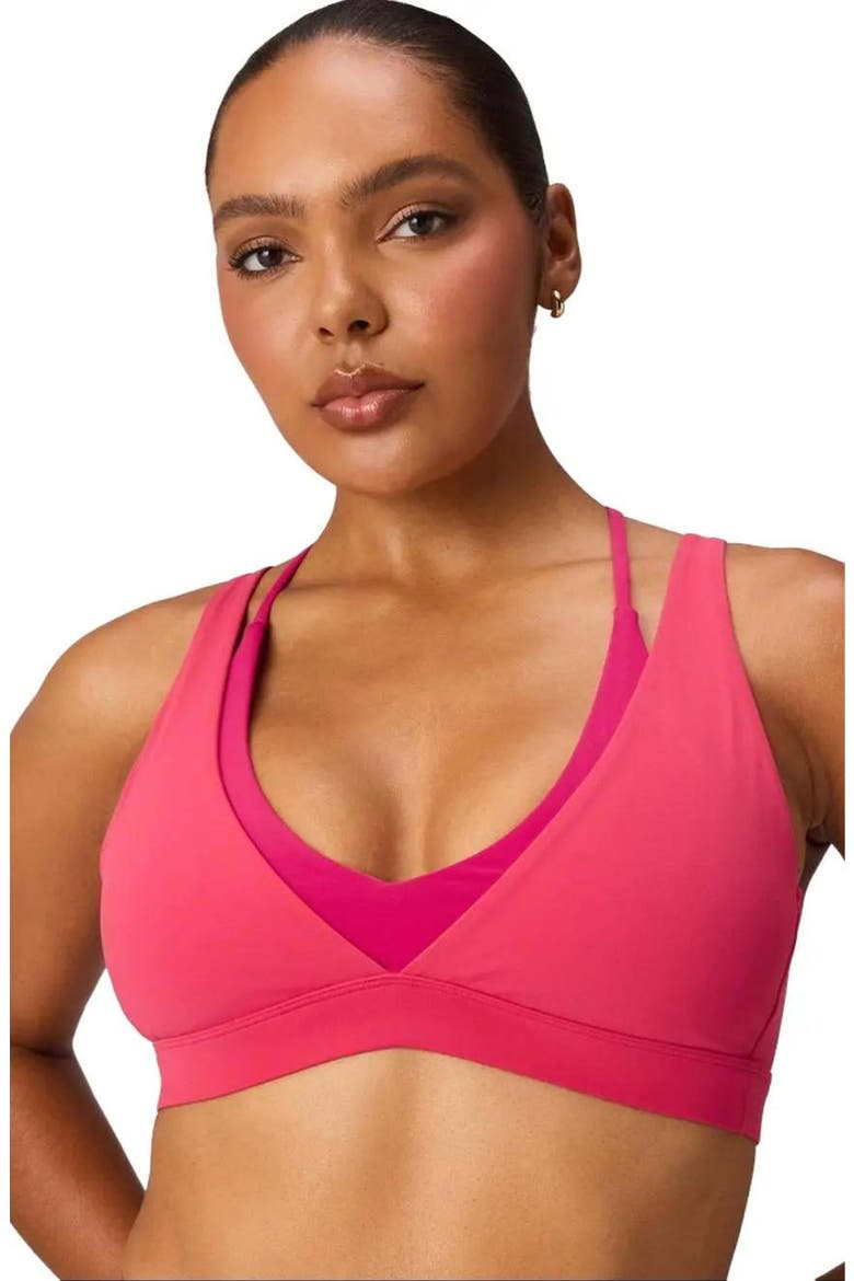 PureLuxe Double Layer Push-Up Low Impact Bra, Alternate, color, Berrylicious/Lush Berry