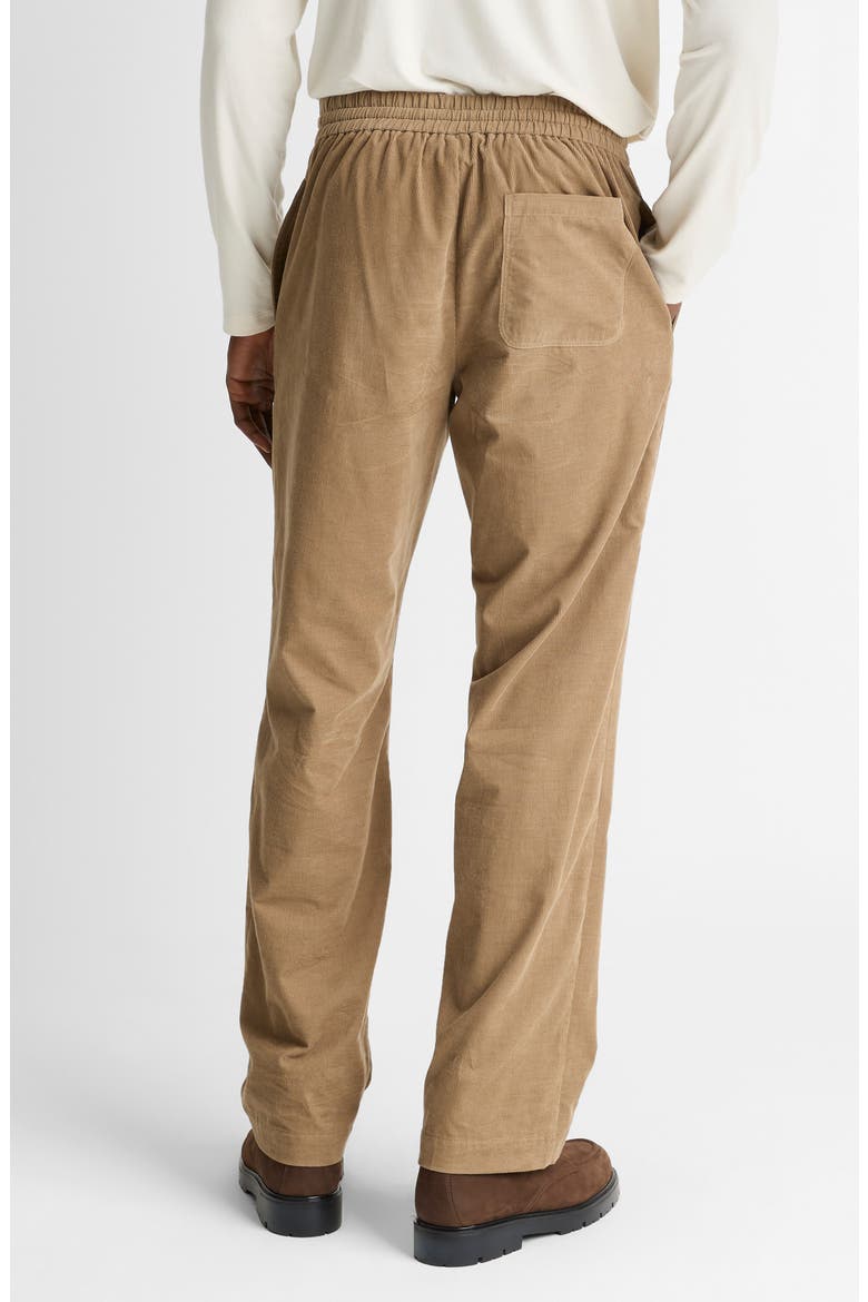 Louie Flat Front Cotton Corduroy Pants, Alternate, color, TETON