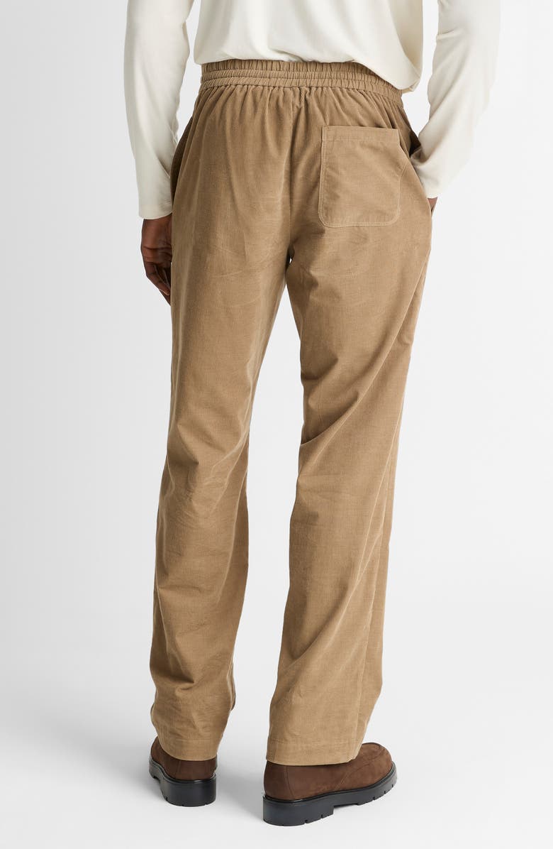 Vince Louie Flat Front Cotton Corduroy Pants, Alternate, color, Teton