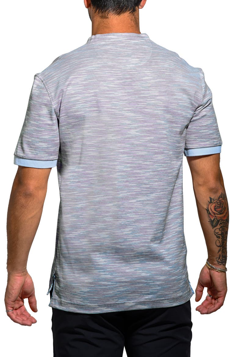 Vivaldi Mirage V-Neck Cotton T-Shirt, Alternate, color, BLUE