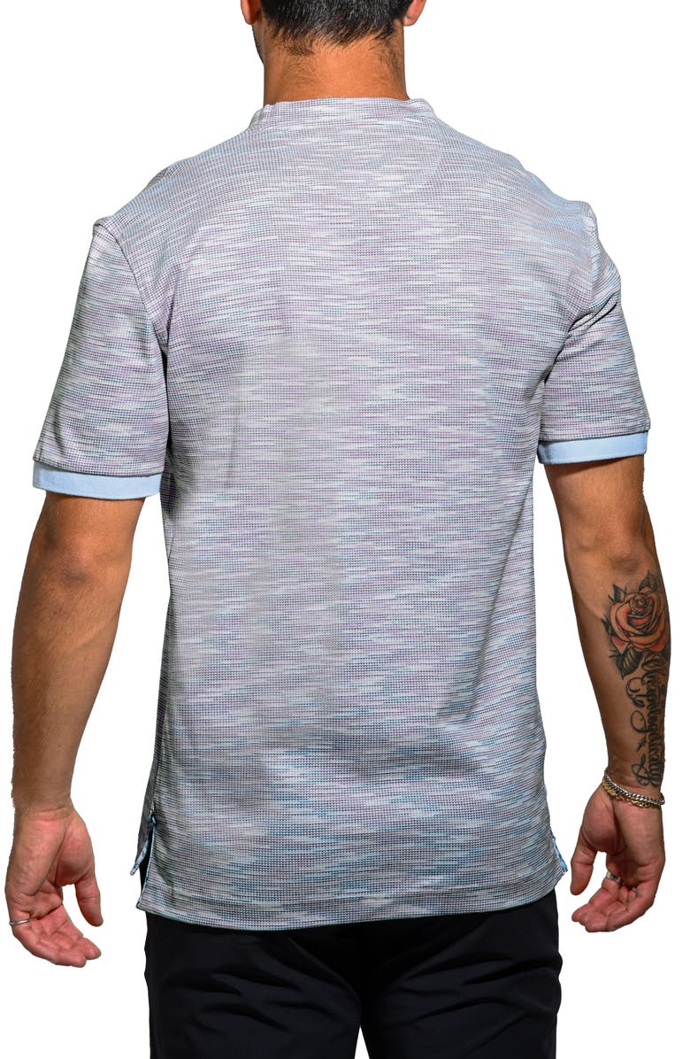 Maceoo Vivaldi Mirage V-Neck Cotton T-Shirt, Alternate, color, Blue