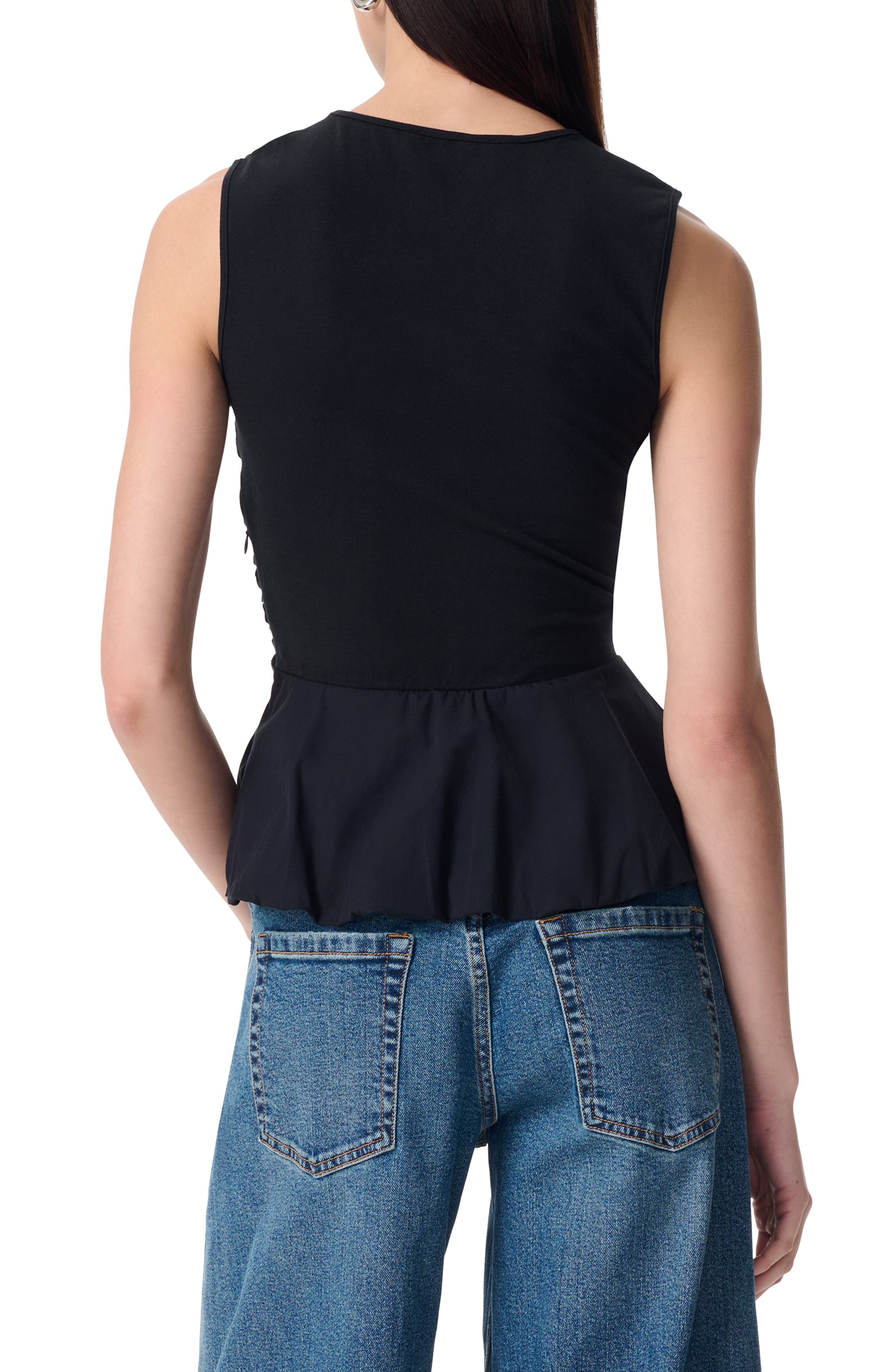 Rosa Bubble Peplum Top - image 2