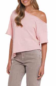 Ardena One Shoulder Bouclé Knit Top