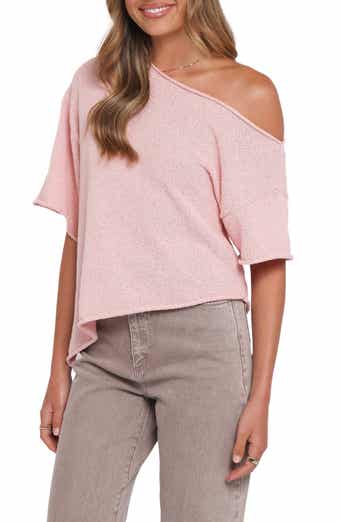 Ardena One Shoulder Bouclé Knit Top