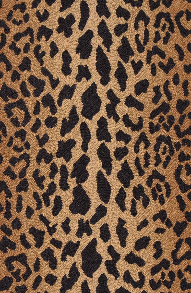 Dash & Albert Leopard Print Wool Rug, Alternate, color, 