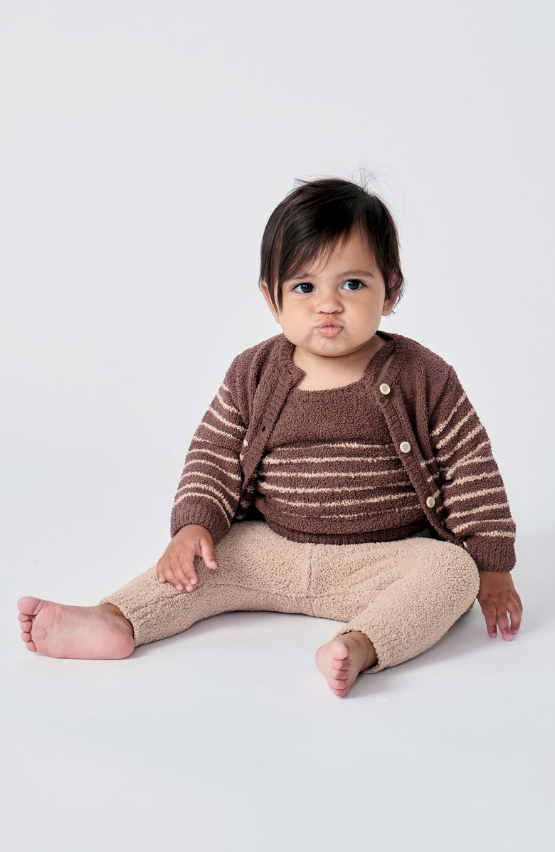 7 A.M. Enfant Fuzzy Recycled Polyester Leggings, Alternate, color, Pecan