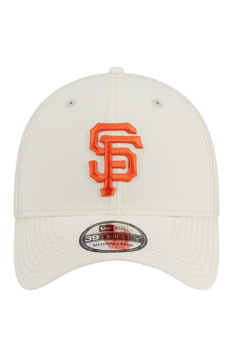 New Era Men's New Era Cream San Francisco Giants Chrome Team Classic 39THIRTY Flex Hat, Alternate, color, 