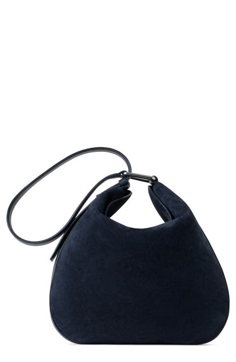 Medium Anna Suede Hobo Bag