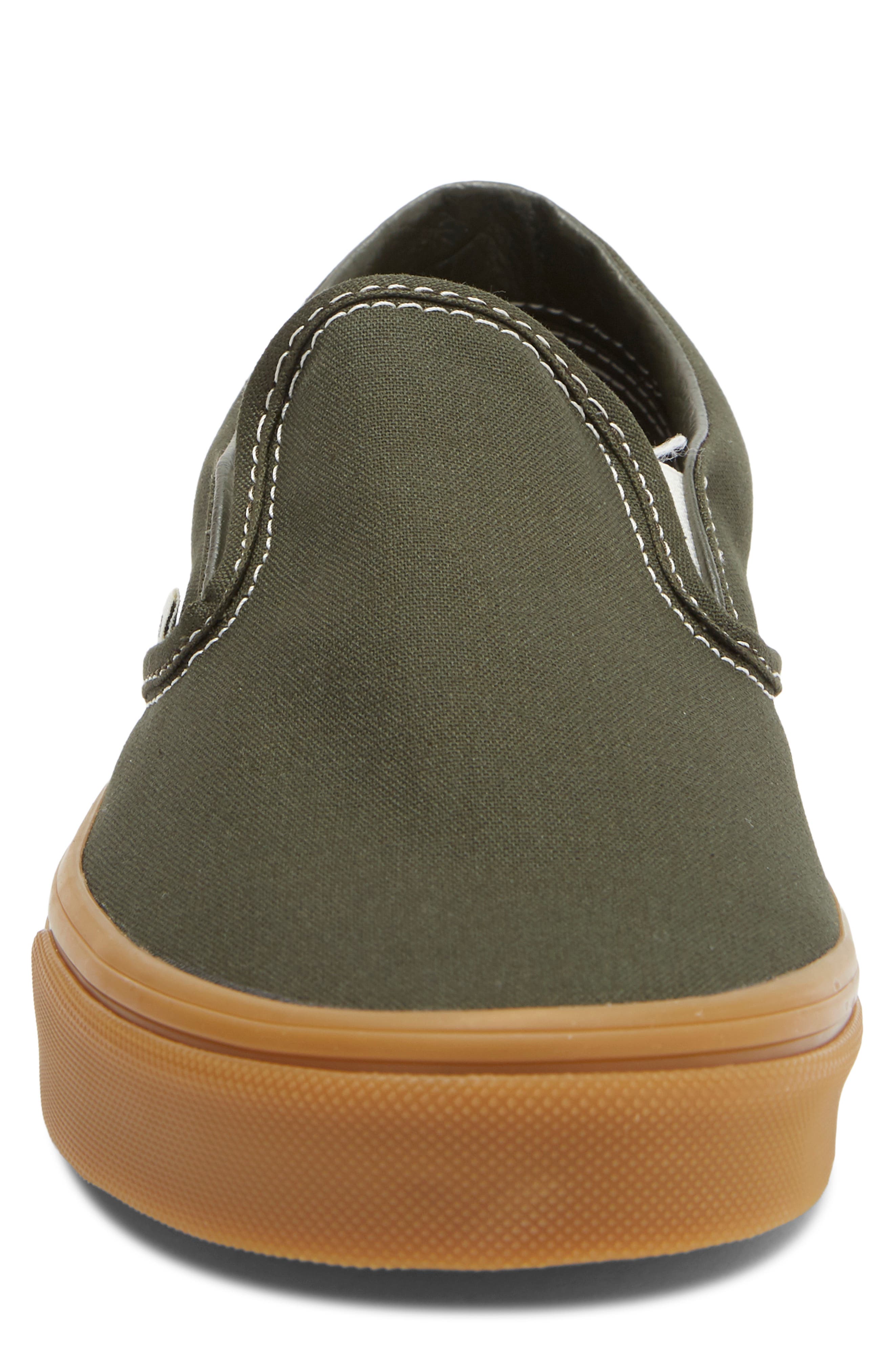 Classic Slip-On Sneaker, Alternate, color, GUM OBSIDIAN FERN