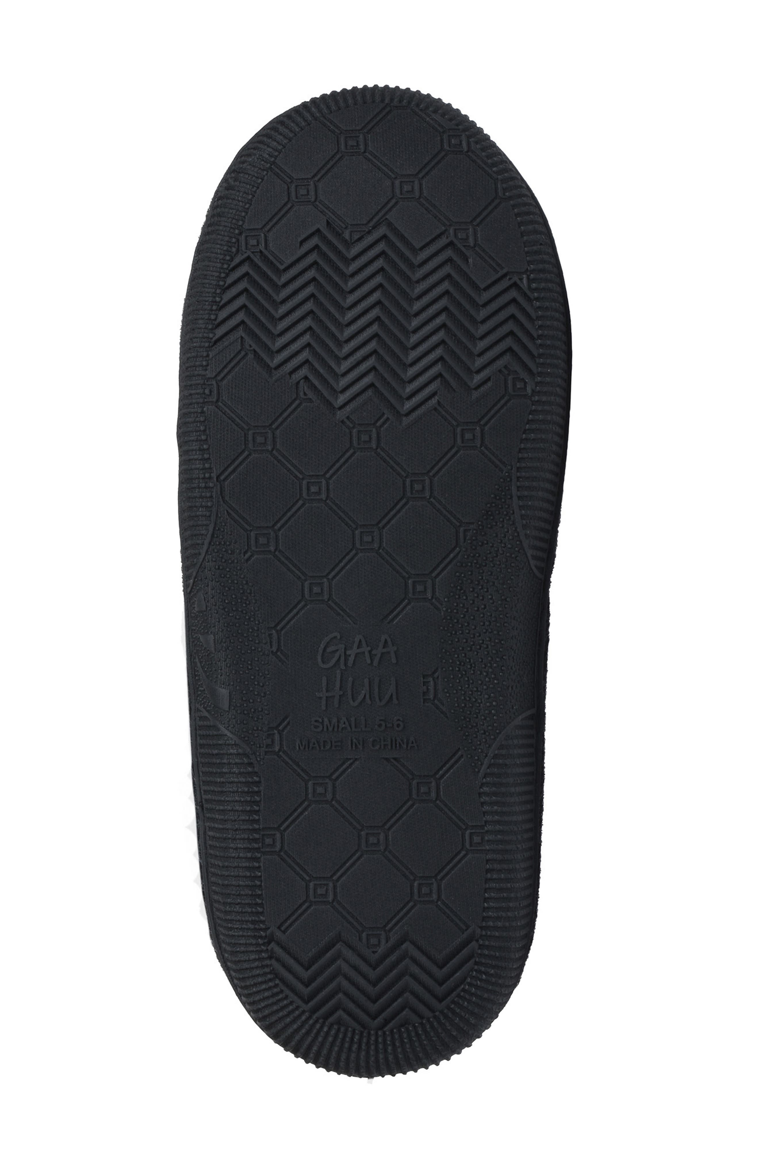 GAAHUU Cozee Faux Shearling Lined Slipper, Alternate, color, Black