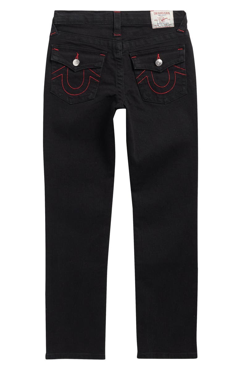 True Religion Kids' Geno Slim Fit Jeans, Alternate, color, Black