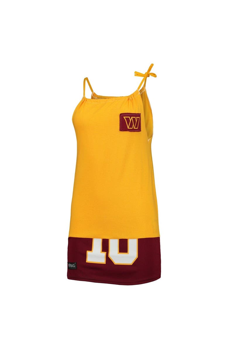 REFRIED APPAREL Women's Refried Apparel Gold Washington Commanders Sleeveless Tank Dress, Alternate, color, Gold