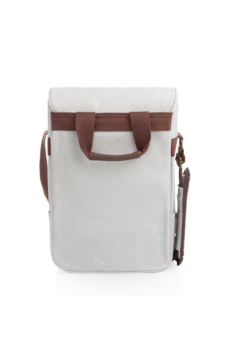 Legacy 2 Bottle Insulated Wine & Cheese Cooler Tote, Alternate, color, White