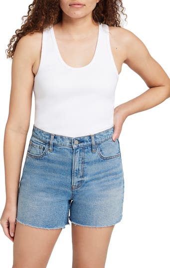 Sunwashed Stretch Organic Cotton Rib Tank