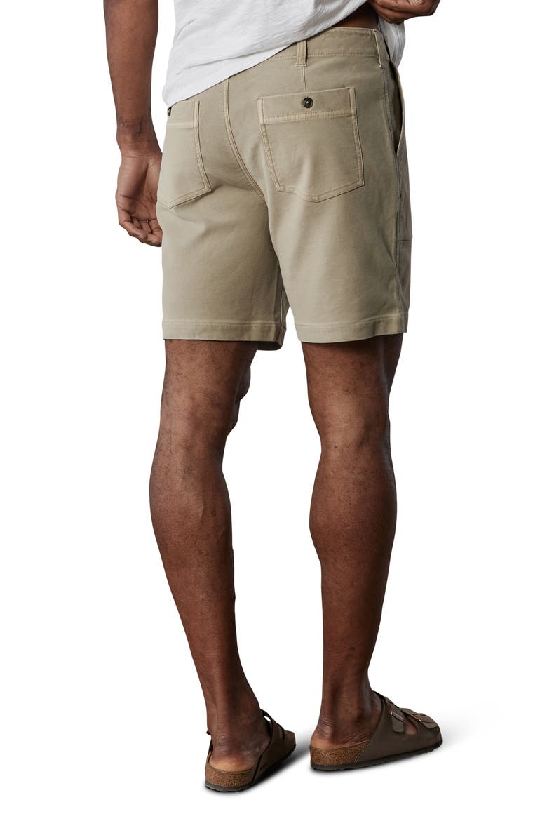 Comfort Terry Utility Shorts, Alternate, color, SAND DUNE