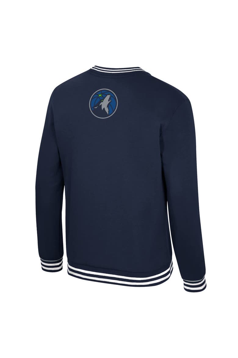Unisex Stadium Essentials Navy Minnesota Timberwolves Half-Time 2 Pullover Sweatshirt, Alternate, color, Navy