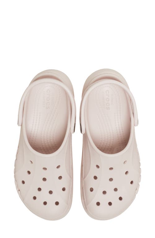 Crocs Baya Platform Clog In Barely Pink