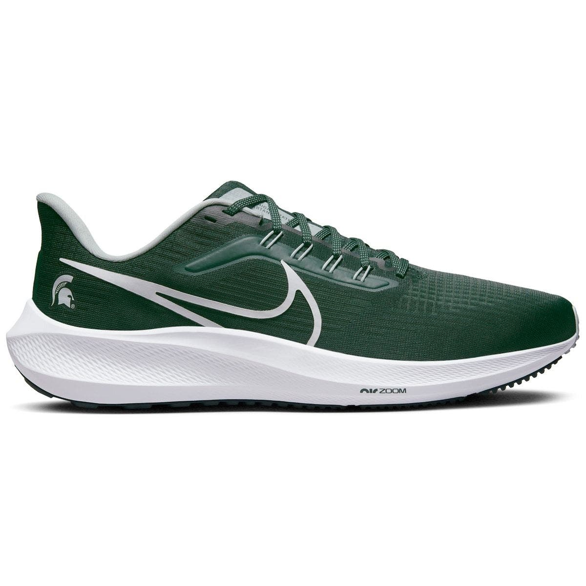 Nike Unisex Nike Green Michigan State Spartans Zoom Pegasus 39 Running Shoe, Main, color, 