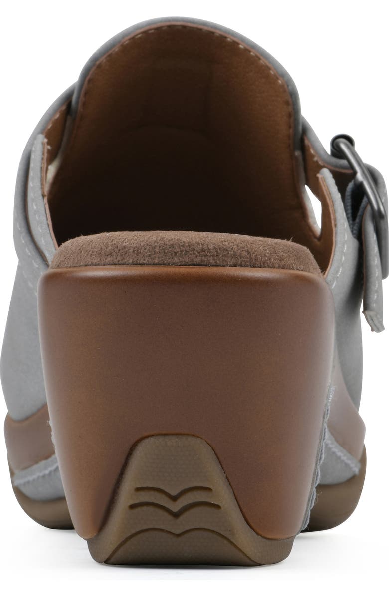 White Mountain Footwear Viewed Mule, Alternate, color, Dove Grey Smooth