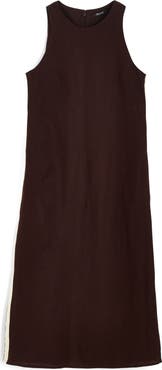 Madewell Sleeveless Linen Maxi Dress