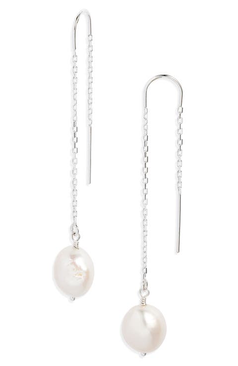 Sabina Keshi Pearl Threader Earrings