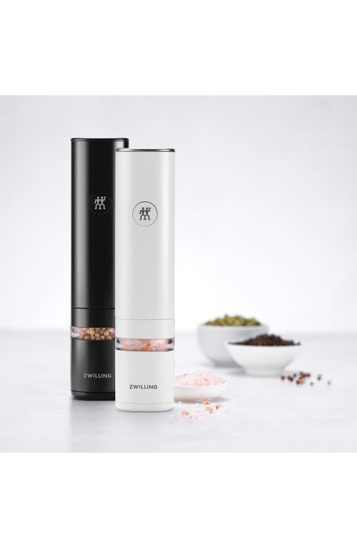 Zwilling Enfinigy Electric Mill 2-piece Set In Black
