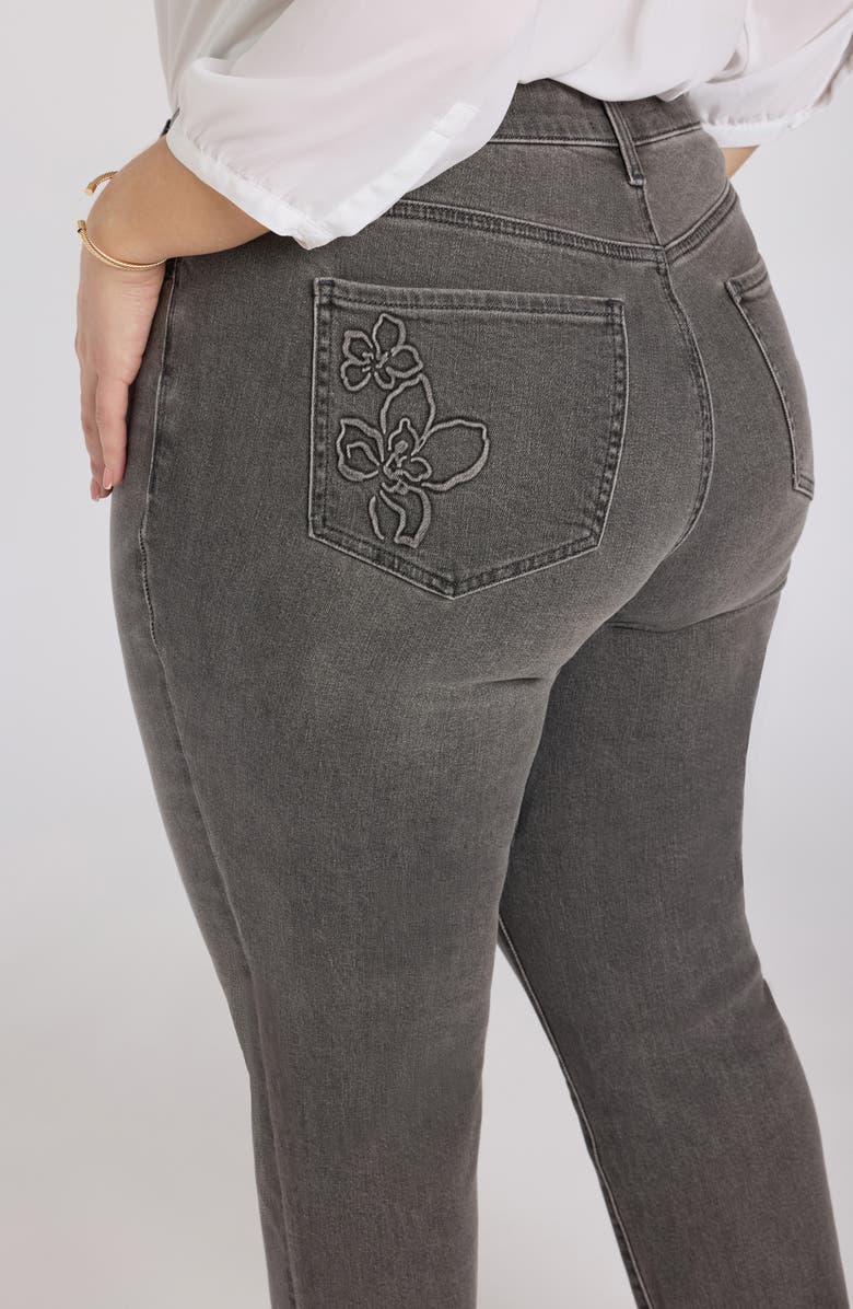 NYDJ Marilyn Straight Leg Ankle Jeans, Alternate, color, Dusty Ash