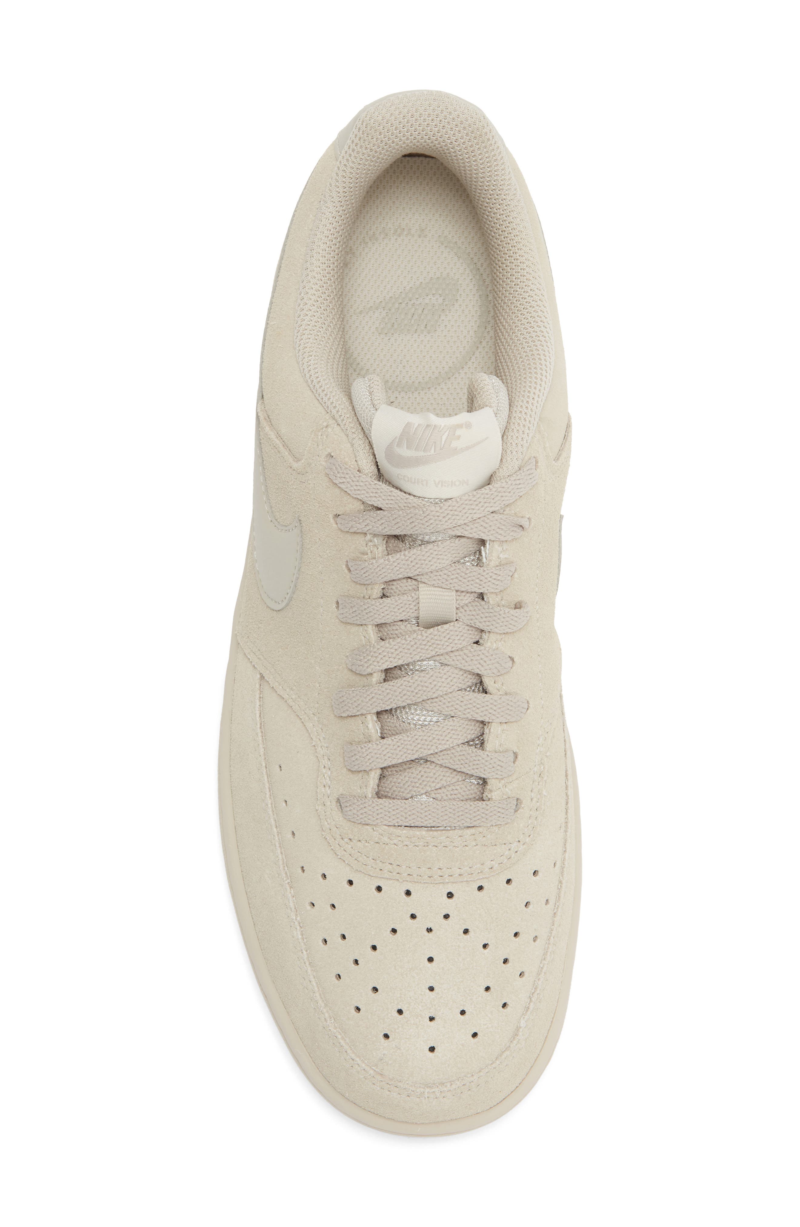 Court Vision Low Sneaker, Alternate, color, CREAM II/ LIGHT OREWOOD BROWN